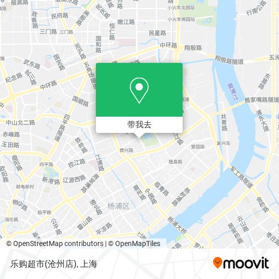 乐购超市(沧州店)地图