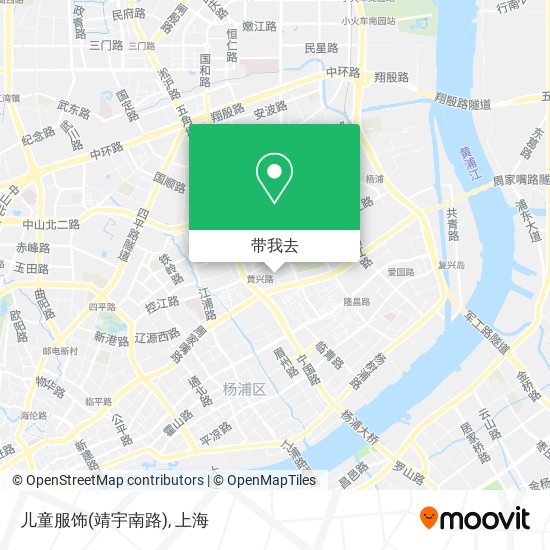 儿童服饰(靖宇南路)地图