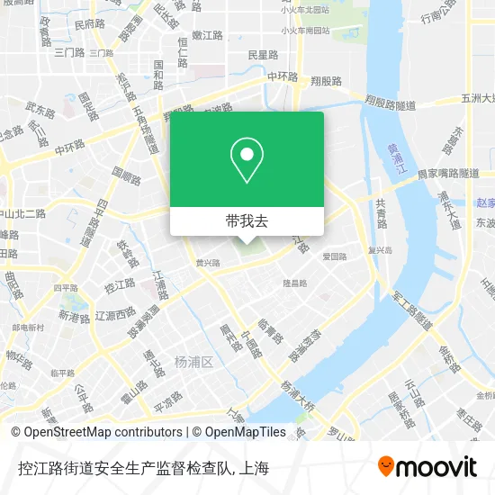 控江路街道安全生产监督检查队地图