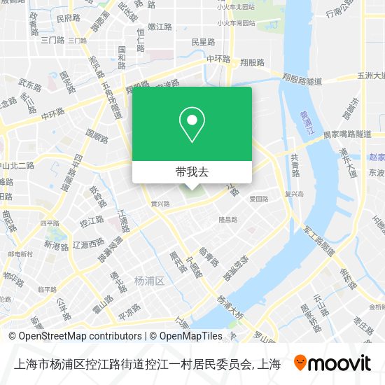 上海市杨浦区控江路街道控江一村居民委员会地图