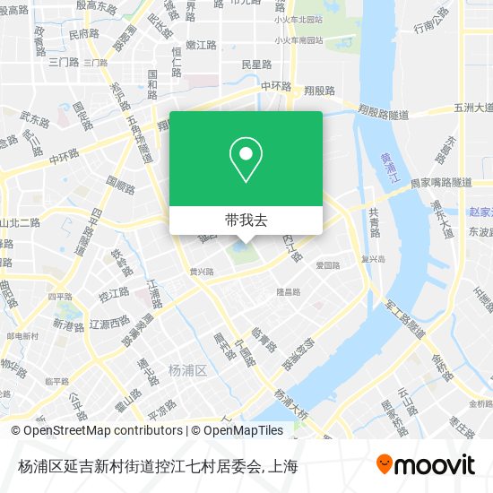 杨浦区延吉新村街道控江七村居委会地图