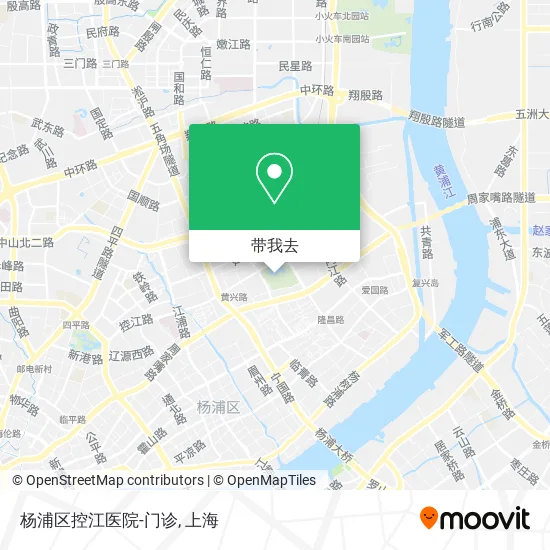 杨浦区控江医院-门诊地图