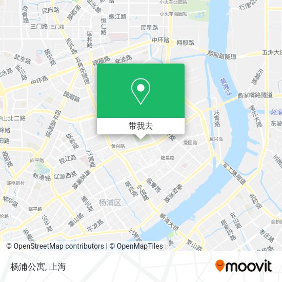 杨浦公寓地图