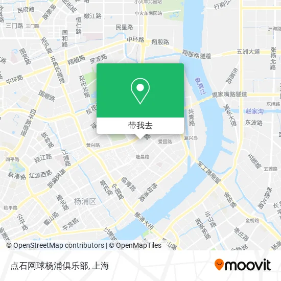 点石网球杨浦俱乐部地图