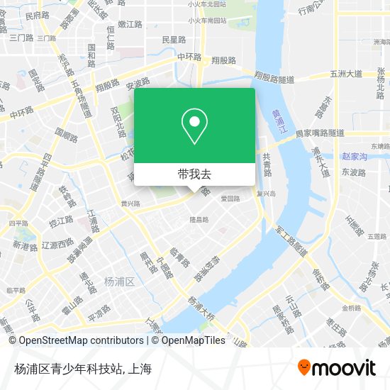 杨浦区青少年科技站地图