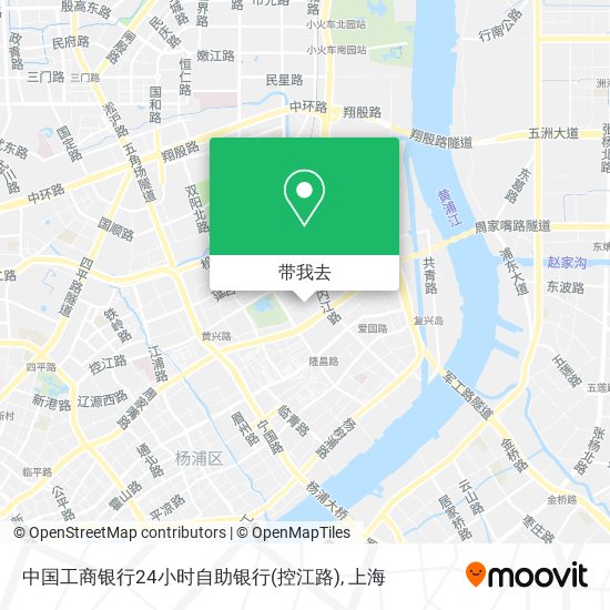 中国工商银行24小时自助银行(控江路)地图