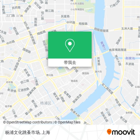杨浦文化跳蚤市场地图