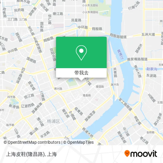 上海皮鞋(隆昌路)地图