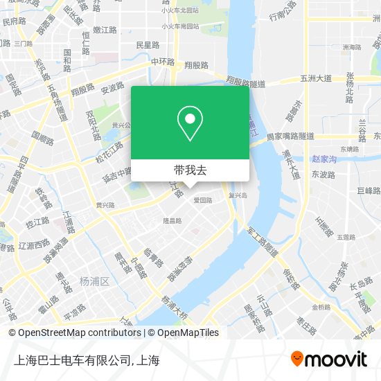上海巴士电车有限公司地图