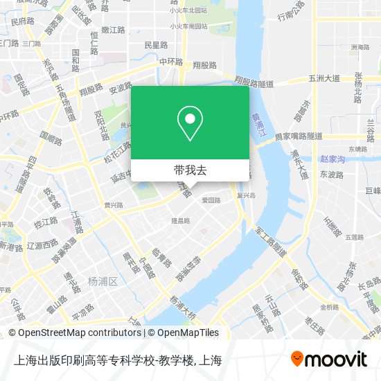 上海出版印刷高等专科学校-教学楼地图
