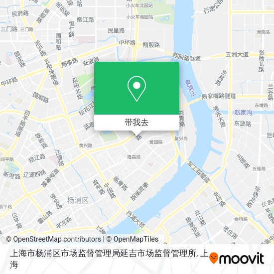 上海市杨浦区市场监督管理局延吉市场监督管理所地图