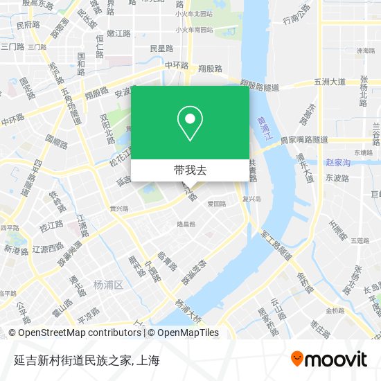 延吉新村街道民族之家地图