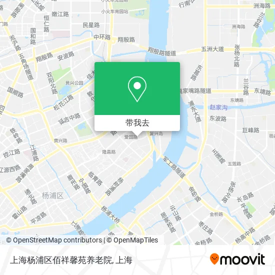 上海杨浦区佰祥馨苑养老院地图
