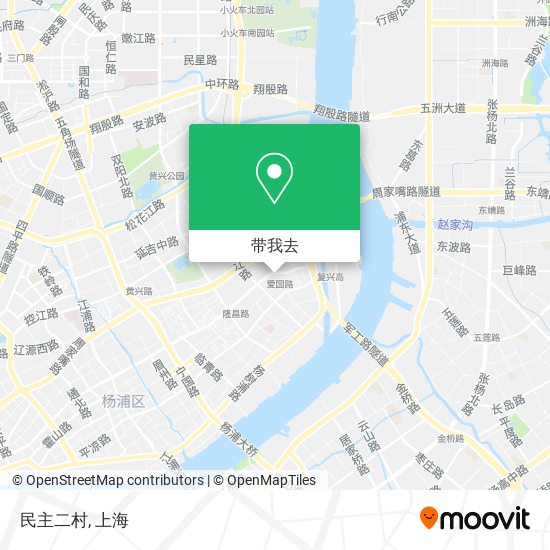 民主二村地图