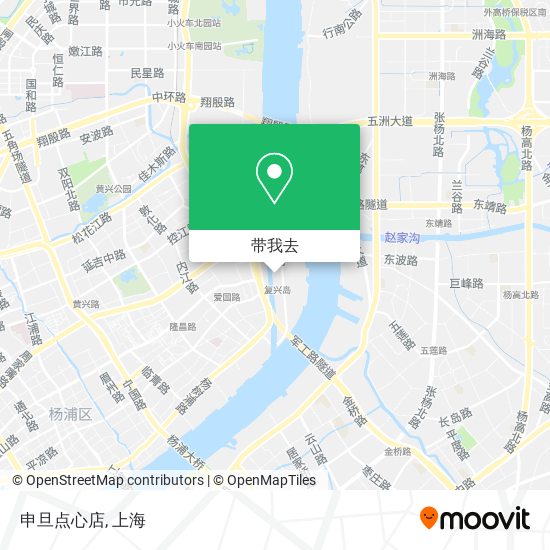 申旦点心店地图