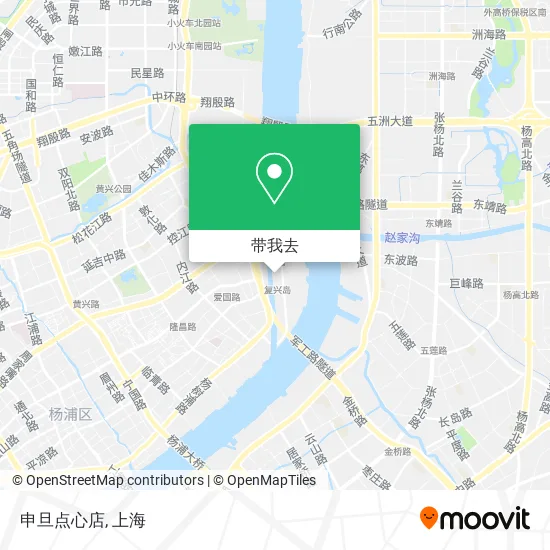 申旦点心店地图