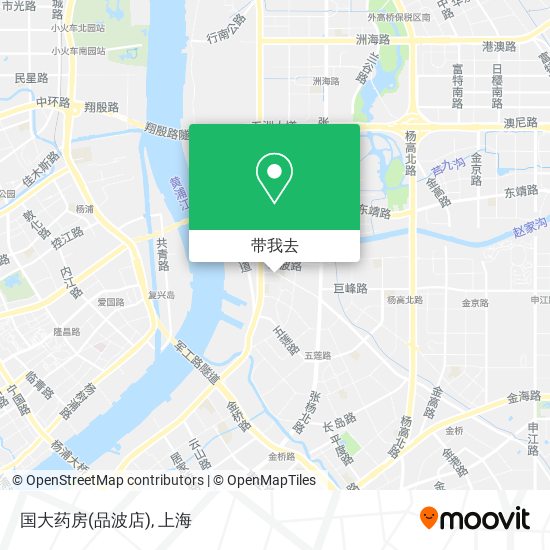 国大药房(品波店)地图