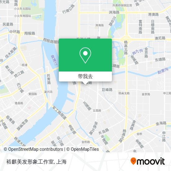 裕麒美发形象工作室地图