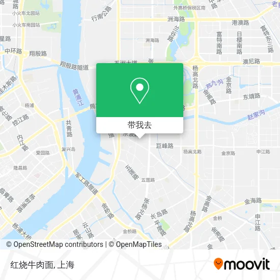 红烧牛肉面地图