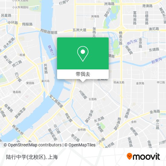 陆行中学(北校区)地图