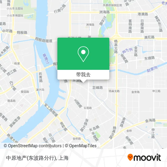 中原地产(东波路分行)地图