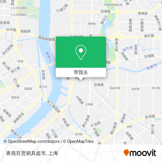 青燕百货厨具超市地图