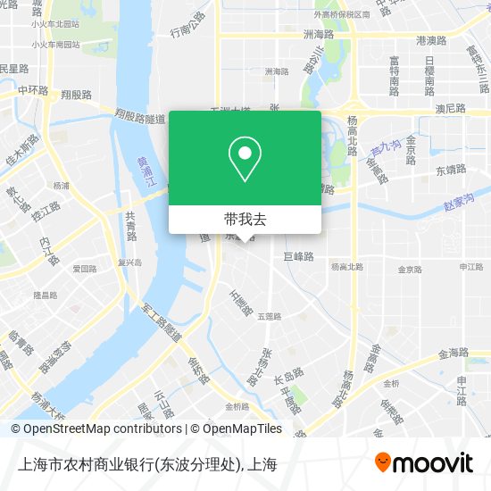 上海市农村商业银行(东波分理处)地图