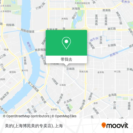 美的(上海博苑美的专卖店)地图