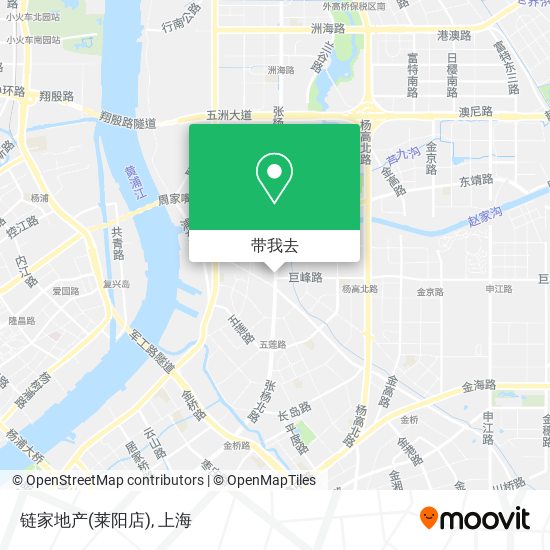 链家地产(莱阳店)地图