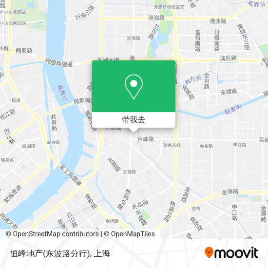 恒峰地产(东波路分行)地图