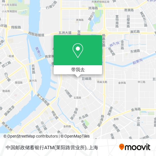 中国邮政储蓄银行ATM(莱阳路营业所)地图
