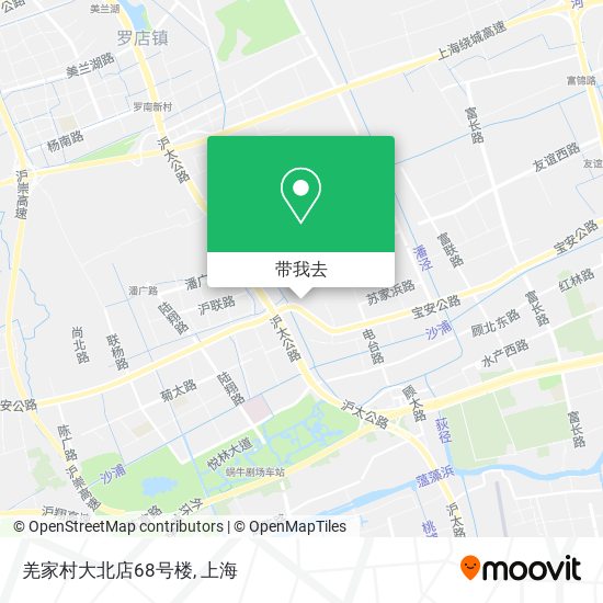 羌家村大北店68号楼地图