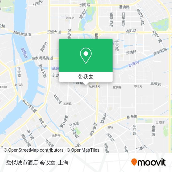 碧悦城市酒店-会议室地图