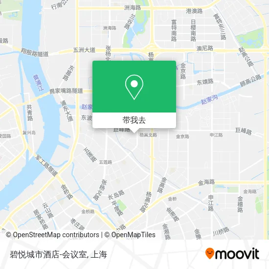 碧悦城市酒店-会议室地图