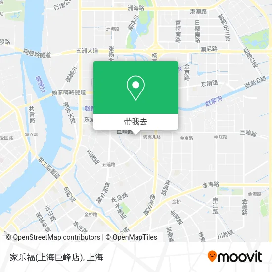 家乐福(上海巨峰店)地图