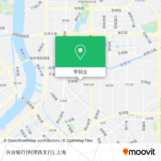 兴业银行(利津路支行)地图