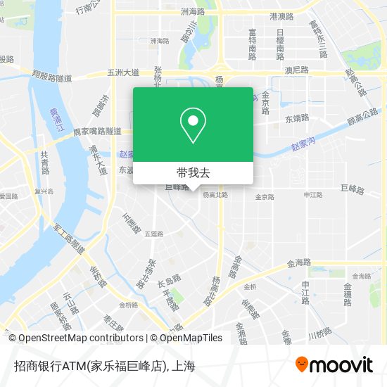 招商银行ATM(家乐福巨峰店)地图