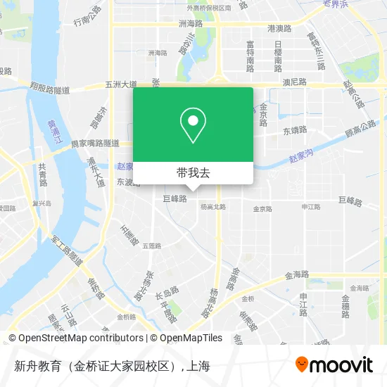 新舟教育（金桥证大家园校区）地图