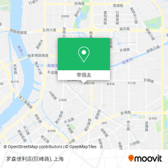 罗森便利店(巨峰路)地图