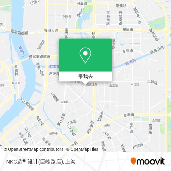 NKG造型设计(巨峰路店)地图