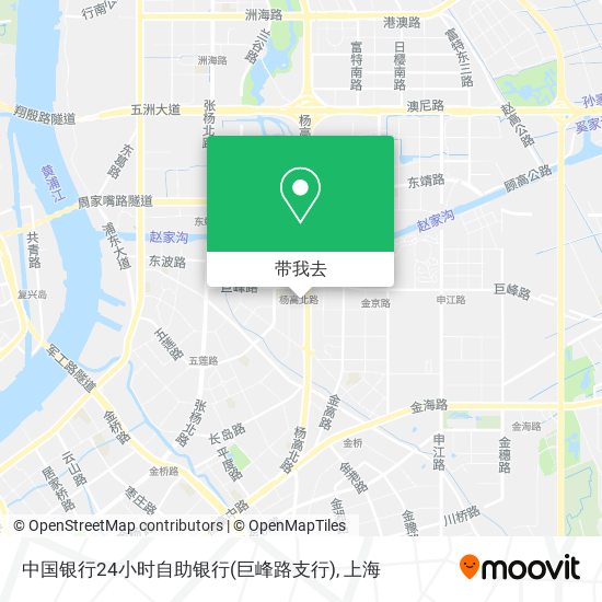 中国银行24小时自助银行(巨峰路支行)地图
