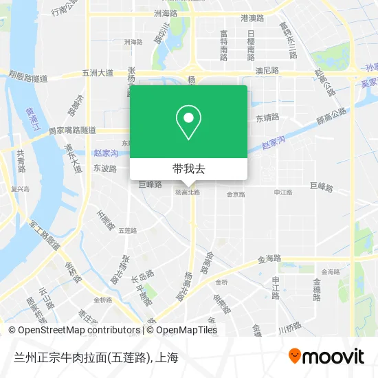 兰州正宗牛肉拉面(五莲路)地图