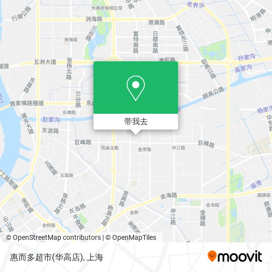 惠而多超市(华高店)地图