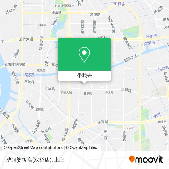 沪阿婆饭店(双桥店)地图