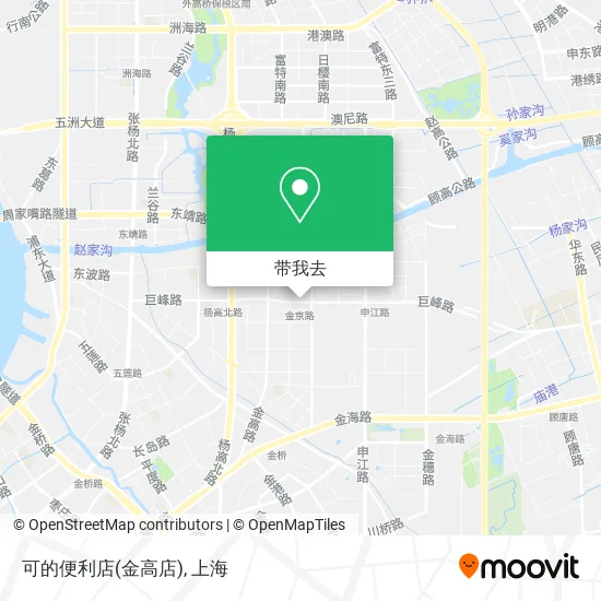 可的便利店(金高店)地图