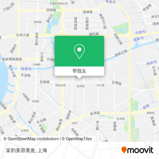 采韵美容美发地图