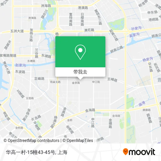 华高一村-15幢43-45号地图