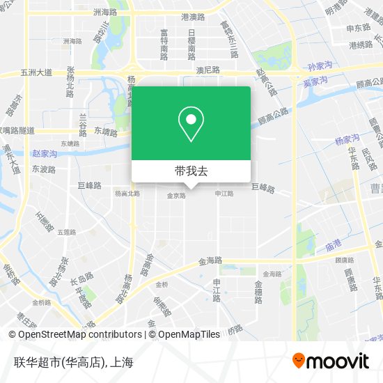 联华超市(华高店)地图