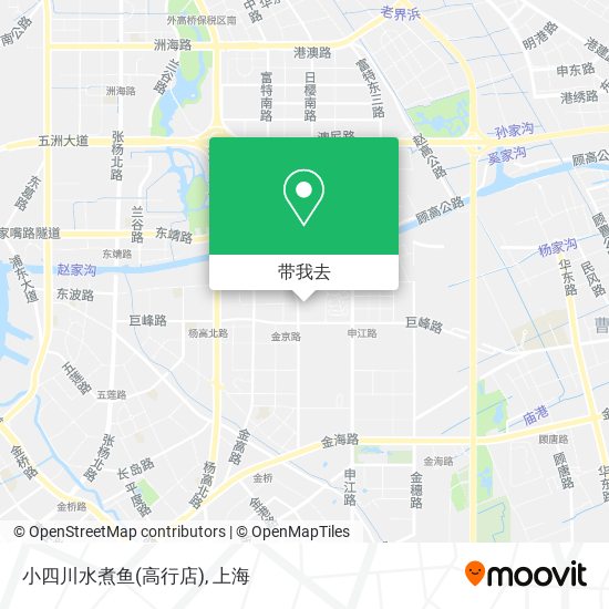 小四川水煮鱼(高行店)地图