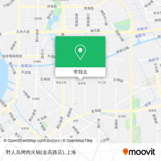 野人岛烤肉火锅(金高路店)地图
